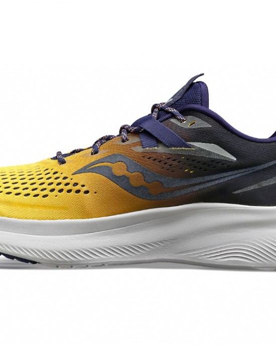 Saucony Vizipro Ride 15 Purple Yellow Women