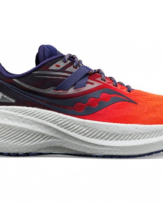 Saucony Vizipro Triumph 20 Orange Purple Women